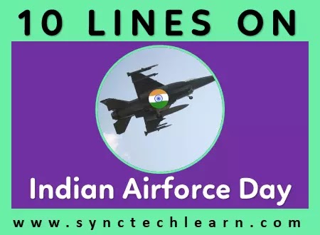 10 lines on indian airforce day in english