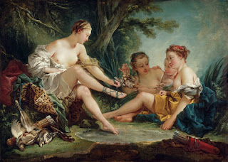 Diana después de la caza. François Boucher