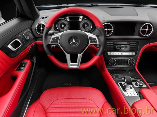 Nova Mercedes-Bens SL 2012 - dashboard