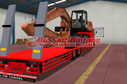 Mod Bussid Fuso muatan Exavator