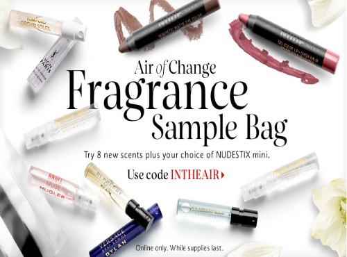 Sephora Free Fragrance Sample Bag Promo Code