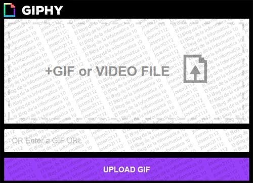 GIF animado en Facebook con Giphy - seleccionar gif animado