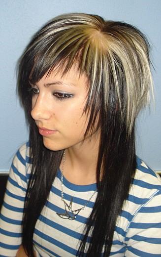 Cool Haircuts For Girls With Long Hair. girls scene hairstyles picture