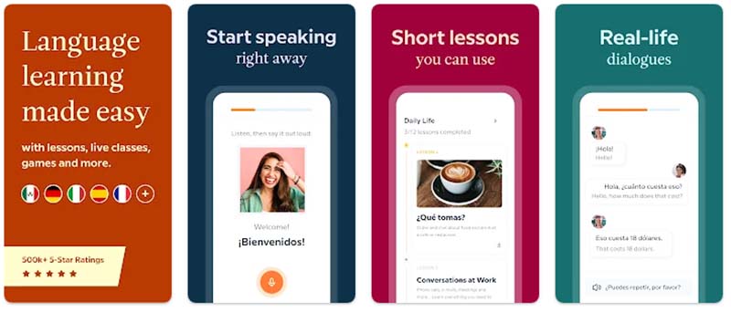 App Babbel - Học ngôn ngữ hiệu quả trên Android/iPhone a1
