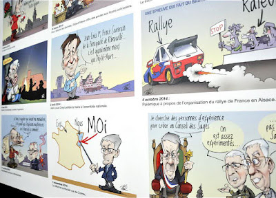 Le dessinateur Phil expose au Conseil Départemental du Haut-Rhin