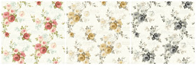 Farmhouse Style-Wallpaper-Heirloom Rose-Magnolia Home Wallpaper-York Wallcoverings