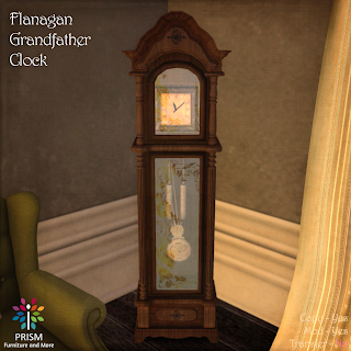 Grandfather Clock with Shelves