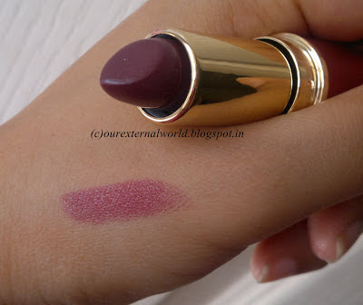 Bridal Lipstick - Lotus Herbals Moistpetals Raspberry Punch 122 - Review and Swatches