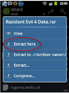 Cara extract data game Resident Evile 4
