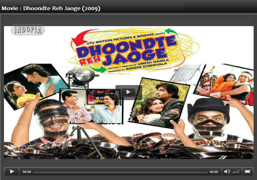 http://www.indopia.com/showtime/watch/movie/2009010095_00/dhoondte-reh-jaoge/