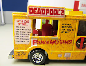 Hot Wheels deadpool ice cream truck