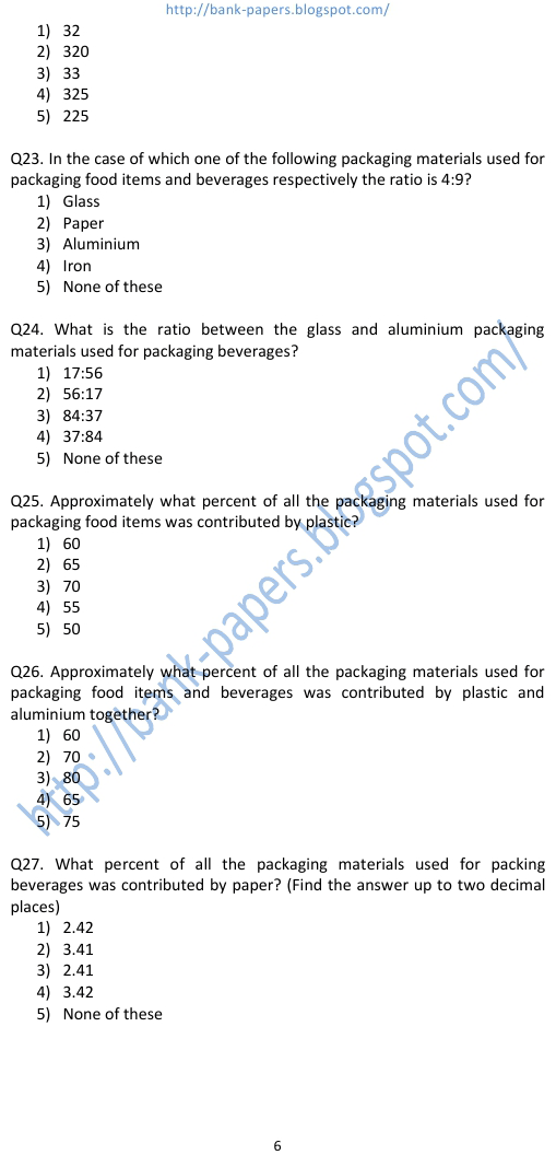 data interpretation questions