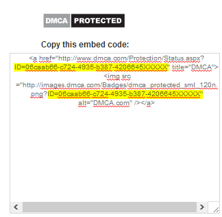 Cara Pasang DMCA dibawah Postingan Blog