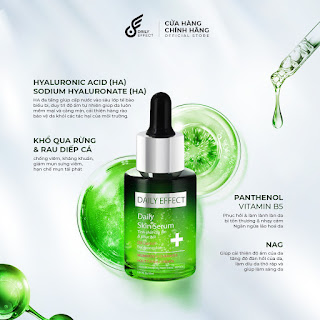 Hướng dẫn sử dụng Serum Dưỡng Ẩm & Phục Hồi Da Căng Mịn DAILY EFFECT đúng cách và hiệu quả