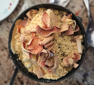 toasted whole spices in a coffee grinder