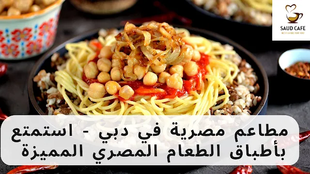 مطاعم مصرية في دبي - استمتع بأطباق الطعام المصري المميزة