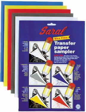 Saral transfer paper sampler