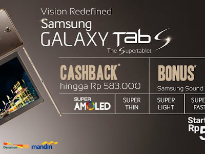 Promo Samsung Galaxy Tab S dari Blibli Hadiah Lebaran