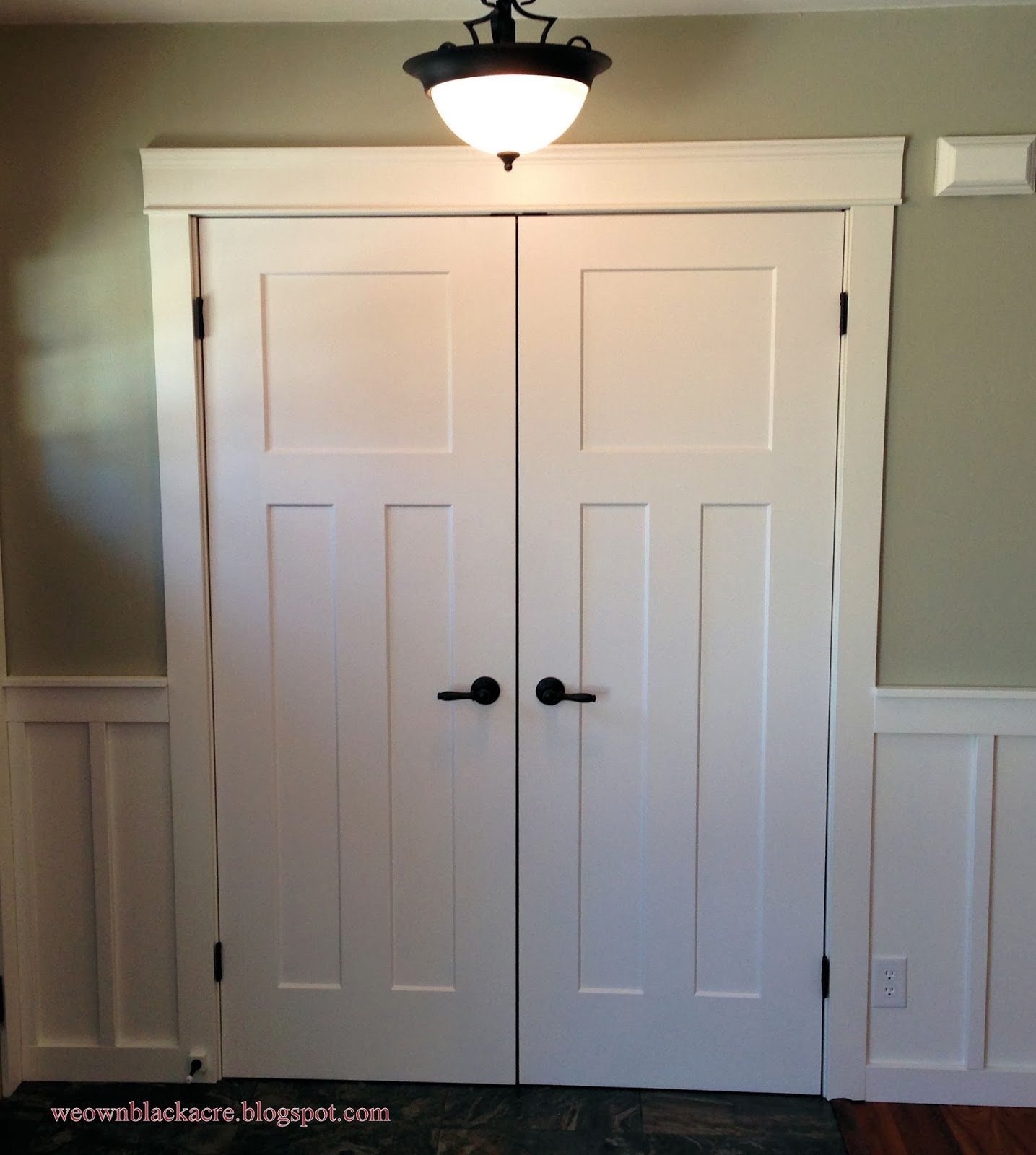 Double doors for closet