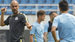 Manchester City manager Pep Guardiola has exiled some of his players from first-team training until they meet certain weight targets