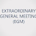 Provisions of the Companies Act' 2013 relating to Extraordinary General Meeting (EGM)