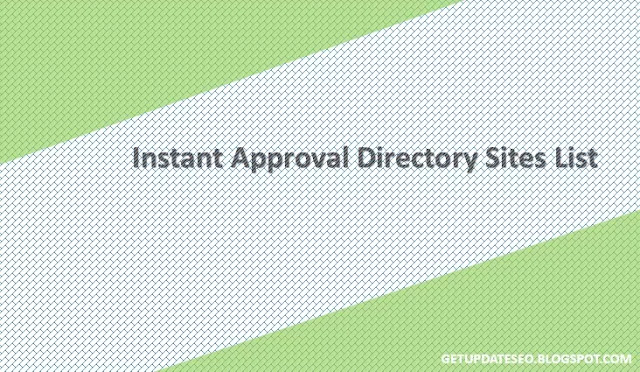 Instant Approval Directory Sites List