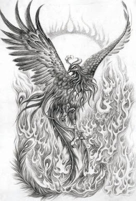 tattoo picture of a phoenix