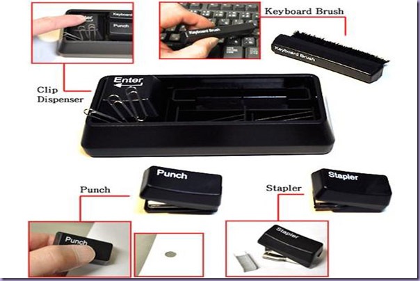 Teclas-Kit-Escritório-Teclado-Preto