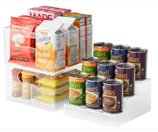 Image: The Home Edit 5 Piece Pantry Plastic Modular Storage System