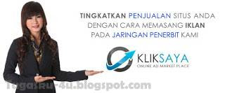 Pasang iklan KlikSaya.com