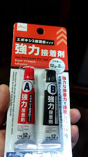 １００均の２液性エボキシ樹脂