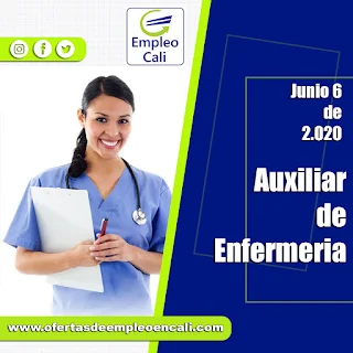 Empleo en CALI como AUXILIAR DE ENFERMERIA