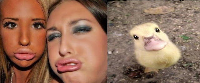 duck face