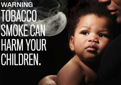 Tobacco smoke can harm your children - warning campaign