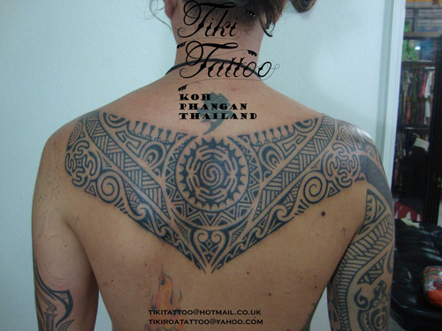 Polynesian tribal tattoos are made up of extremely intricate and detailed 