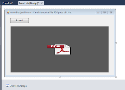 Cara Membuka File PDF pada VB .Net - Belajar VB .Net