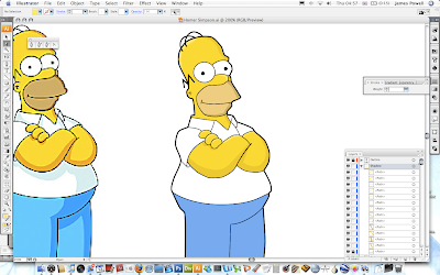 Drawing Homer Simpson In Illustrator