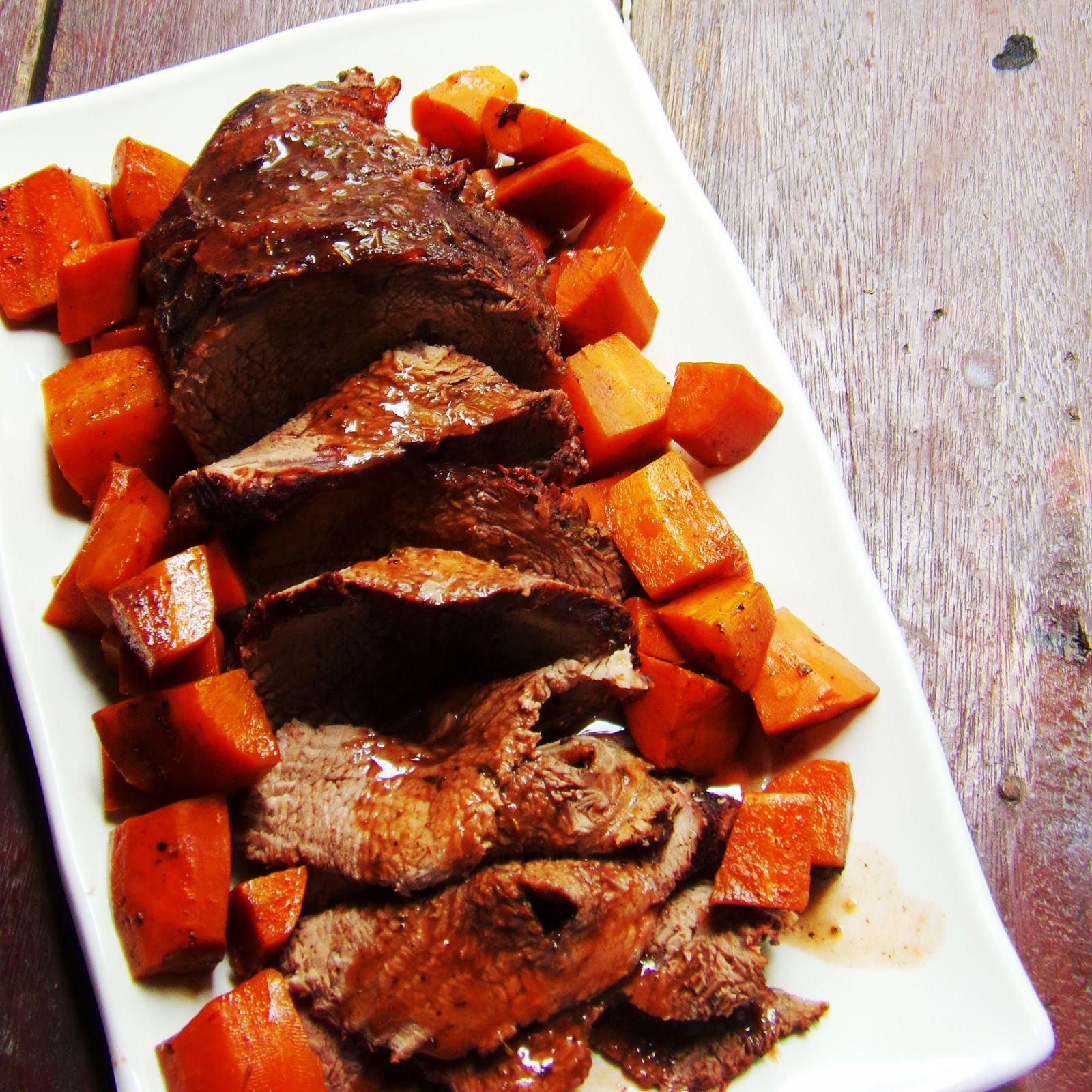 Roast Tenderloin Beef in Red Wine Sauce a la Kusina ni Teds