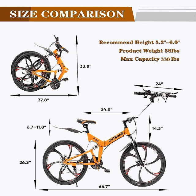 MarKing Outroad Full Suspension Mountain Bike  Mountain-Bikes