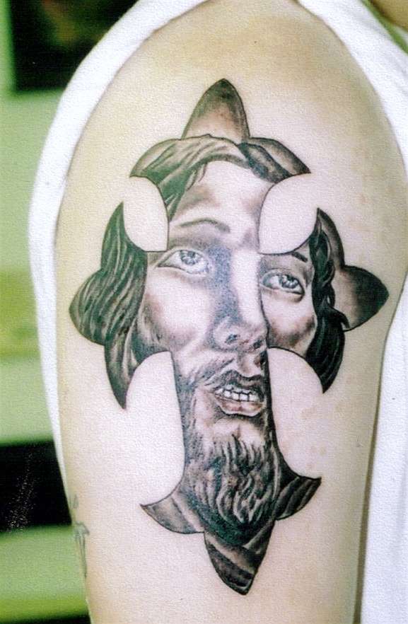 Men Cross Tattoos Idea