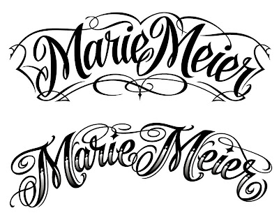 Tatto Lettering on The Art Of Hand Lettering  November 2010