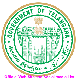 Official social and website of :Telangana 