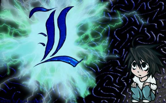 deathnote wallpaper. Deathnote Wallpaper - L by