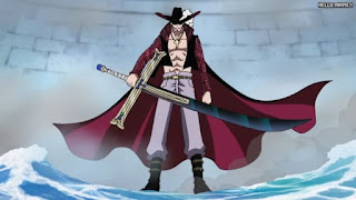 ワンピースアニメ 頂上戦争編 469話 ジュラキュール・ミホーク | ONE PIECE Episode 469