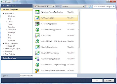 Visual Studio 2010, .NET Framework 4.0 Application Types