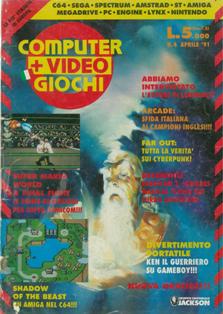 C+VG Computer+Videogiochi 4 - Aprile 1991 | CBR 215 dpi | Mensile | Videogiochi
C+VG Computer+Videogiochi era una rivista dedicata ai videogiochi edita dal Gruppo Editoriale Jackson. La rivista era la controparte italiana della rivista inglese Computer and Video Games edita da Emap, che a quel tempo risultava essere la rivista di videogiochi più venduta al mondo.
Con C+VG Computer+Videogiochi il Gruppo Editoriale Jackson cercava di rientrare nell'editoria dei videogiochi dopo la chiusura della precedente storica rivista Videogiochi. Tra i suoi redattori la rivista poteva vantare la presenza di Fabio Rossi, famoso per essere stato uno dei primi videogiocatori professionisti italiani.