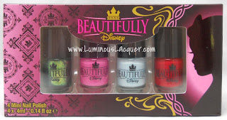 LuminousLacquer.com - Beautifully Disney Nail Polish - Wickedly Beautiful Princess Collection