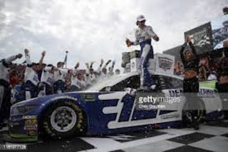 Ryan Blaney Celebrating