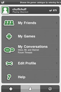 Open Feint app for iPod Touch and iPhone