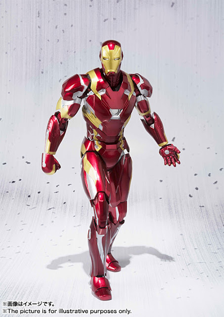 SHF Figuarts Iron-Man MK 46 Civil War Normal Release  PO Date 1st Feb 2016
